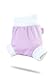 Petit Lulu Überhose (Schlupfüberhose) Größe S (4-7 kg) für Höschenwindeln (Lila)