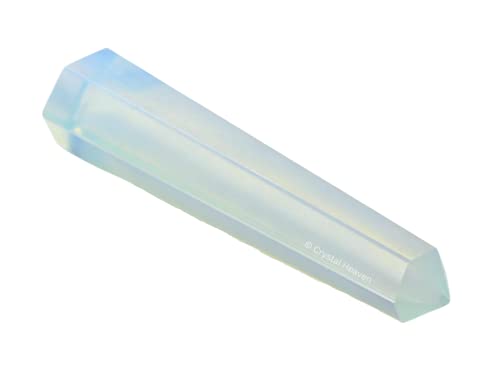 Image of Crystal Heaven Opalite Crystal Tower Obelisk Point For Chakra, Healing And Balancing - Aaa Grade Original Certified Gemstone Agate For Reiki Meditation Yoga Spiritual (2-3 Inches)
