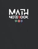 Math Notebook: Graph Paper Composition Notebook 1/2 Inch Square for Mathematics & Science - 112 Pages Grid Graphing Paper for Multiplications (8.5''x11'')