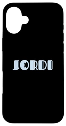 First Name Jordi Vintage Art Deco Light Blue/Lavender Font �X�}�z�P�[�X iPhone 16 Plus �p
