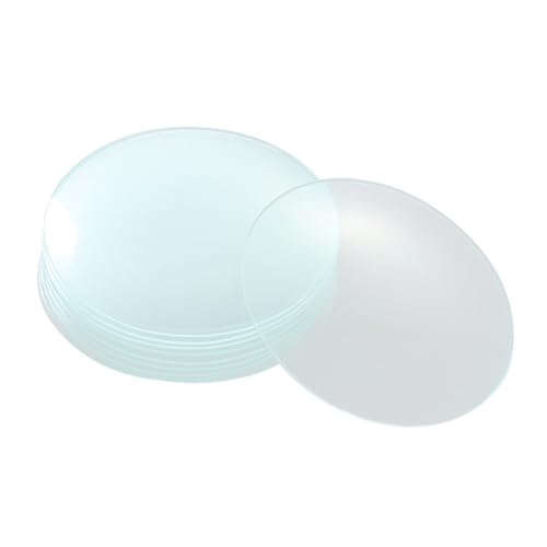 ULTECHNOVO Bulk Laboratory Beaker Lids 10pcs Watch Glass for Lab Glass Beaker Cover