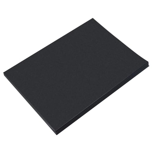 Papier A4 noir HOMSFOU 100 feuilles 21x29.7cm pour dessin et peinture