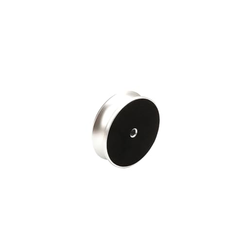 Alnicov Record Weight Stabilizer Turntable Weight Clamps Aluminum Alloy Turntable Disc Stabilizer with Soft Bottom Pad for Vinyl LP Turntable Record Player Disc Silver - Image 4