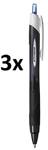 Rollerball de tinta jetstream 1.00 m/m (6 uidades 3 azules, 3 negros)