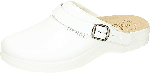 Fly Flot 854794, Zapatos para Profesionales Sanitarios Mujer, Blanco, 39 EU