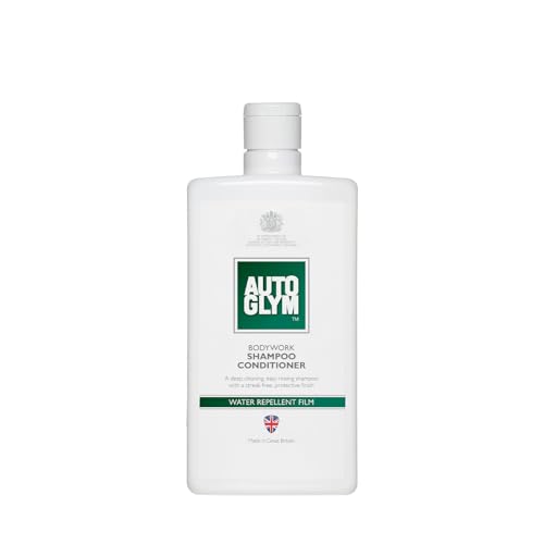 Autoglym Bodywork Car Shampoo Conditioner, 500ml - Low Foam Car Shampoo For All Bodyworks - pH Neutral, 25 Washes, Wax Safe Formula for Car Cleaning and Car Detailing - Concentrated Car Wash Shampoo