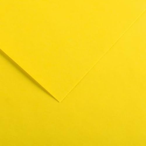  Foglio Colorline® 70 x 100 220 g/m², colori giallo canarino 4 – Confezione da 25