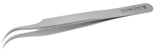 neoLab 2-1047 DUMONT tweezers made of Dumoxel, No. 7, bent, peak thickness 0,03 mm