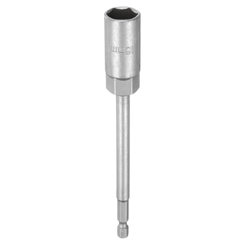HARFINGTON Nut Driver Drill Bit 15mm Metric Impact Socket 1/4
