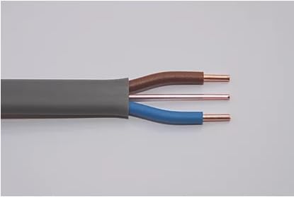 2.5mm Twin and Earth Cable electrical ring main and sockets, 5 Metres