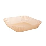 LYOR - Conjunto de 50 Formas de Papel Descartável para Air Fryer 16cm x 16cm x 4,5cm