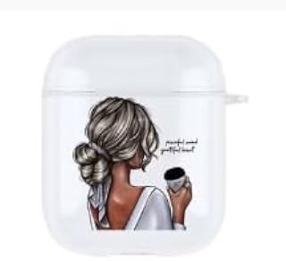 جراب سماعات عالي الجودة شفاف – حماية أنيقة وسهلة الوصول لسماعاتك المفضلة-Airpods 1، بلاستيك