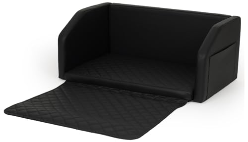 Autohundebett Reisebett Hundebett Kofferraum Modulbett Transportsystem 90x55cm (Farbe: schwarz)