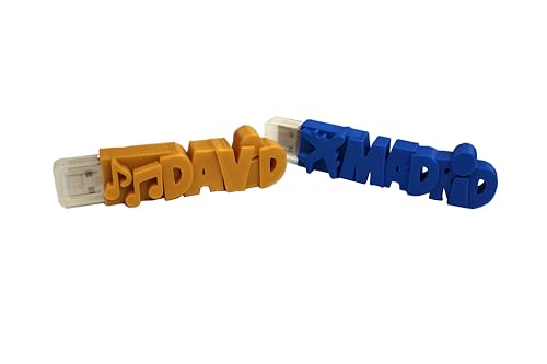 3DKOUPE - Clé USB Personnalisée avec Motif au Choix - 32 go / 64 go - USB 3.0 - Personnalisable avec Texte - 18 Couleurs au Choix - Conçu et fabriqué en...