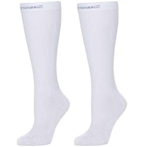 Image of CompressionZ 30-40 mmHg Compression Socks for Women & Men | Knee-High Support Stockings Travel, Nurses and Athletes