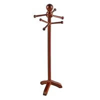 FONGKNOX Dollhouse Miniature Coat Rack Hat and Coat Rack Stand Mini Clothes Rack 1:12 Scale Vintage Hat Stand Miniature Clothes Hanger for Doll House Decor