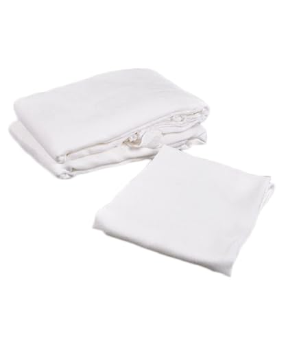 High Absorbancy Reusable Flat Cloth Diapers, Soft & Safe 27 X 27 100% Cotton Burp Cloth, Also Great to Clean Mirrors (3)3