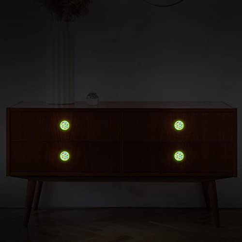 Boutons ronds fluorescents pour décorer la commode de la chambre d'enfant motif avion