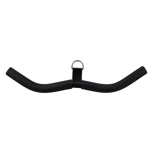 Barre de tirage musculation ergonomique STOBAZA en acier pour poulie de gym