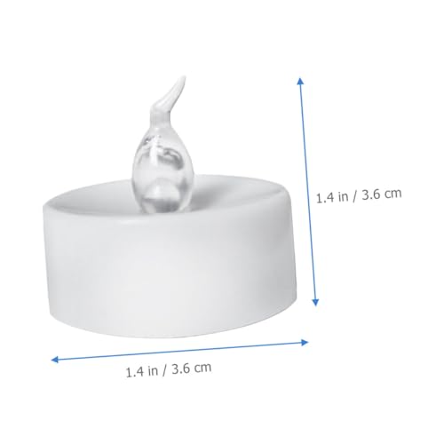 Velas LED sin llama azules parpadeantes luz de té 2
