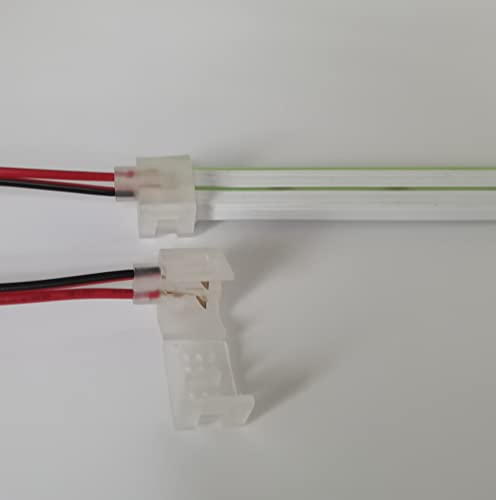 99 Lighting 10pcs 12V led neon solderless Connector Accessories for 6x12mm led neon Rope Flex Connect (for 6x12mm)