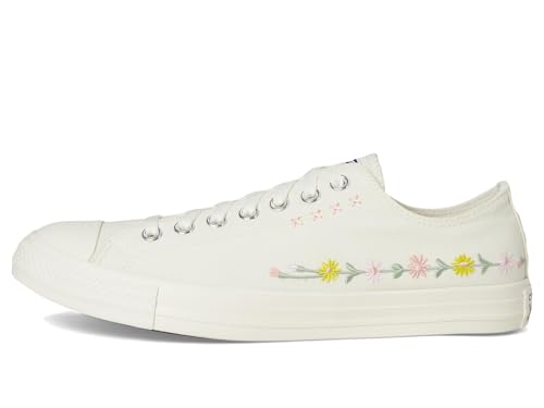 Image of Converse Unisex Chuck Taylor All Star Low Top Sneaker Egret /Foothill Green Men 8.5 Women 10.5 M