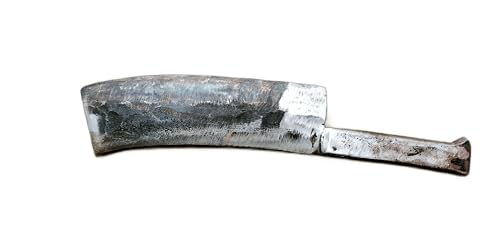 Image of Brand - Heavy Duty Meat Cleaver and Butcher Knife, Truck Spring Premium High-Carbon Stainless Steel Iron Sharp Blade, for Cutting Meat, Bones, Hand-Made Iron Steel Knife