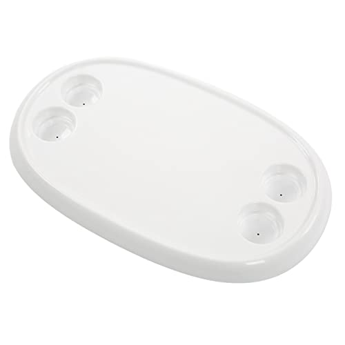 Plateau de table de bateau blanc amovible pour repas et bureau nomade - 6
