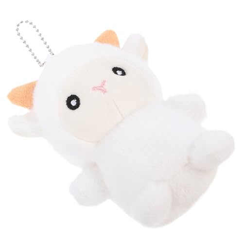 TOBBOMEY Llavero De Oveja Dije De Animal De Peluche Monedero Llavero Colgantes Encantos De Bolsos Lindo Llavero Colgantes Mujeres Llavero Colgantes Llavero Lindos Colgantes Felpa