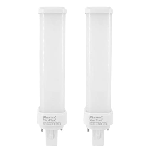 FExYinz MEHRWEG 2 Stück pro Packung 6,22 Zoll Ra 90 G24 LED-Lampe 9 Watt...