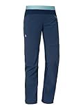 Schöffel Damen Softshell Pants Rinnen L, wind- und wasserabweisende Winter-Wanderhose mit Bodymapping-Technologie, atmungsaktive Multi-Sporthose für Outdoor und Bergsport, navy blazer, 42
