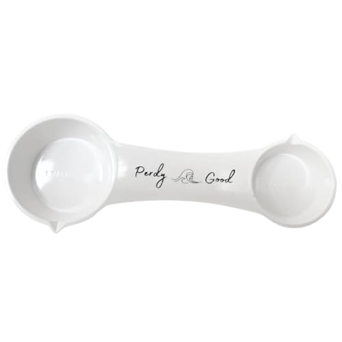 All in One Measuring Spoon for Baking & Cooking – 1 Tbsp, 1 Tsp, 1/2 Tsp, 1/4 Tsp – Durable Plastic, Dishwasher Safe – Accurate Dry & Liquid Measure – Rugged Kitchen Tool – Made in USA