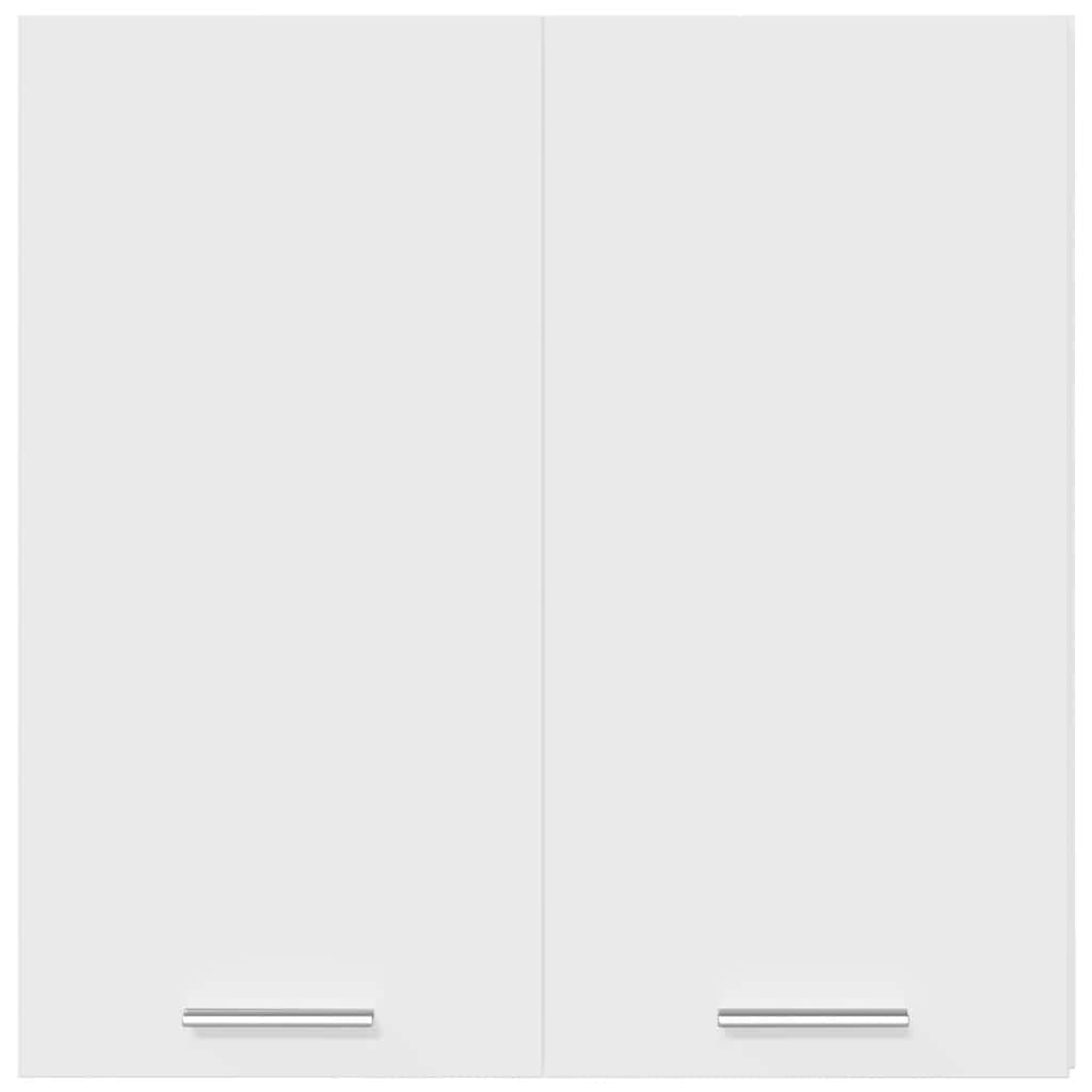 vidaXL Mobile sospeso Lyon, 60x31x60 cm, Legno ingegnerizzato, Bianco, Contenitore da parete, Bagno & Cucina, Portata massima 60 kg