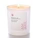 White Organic Rose & Mint AmarÃ© CandaScent Labs Wellness Candle: Anti-inflammatory, Antioxidant, Calming and Uplifting Properties in The 100% Botanical Ingredients: Luxurious and Synthetic Free