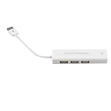 Carte réseau USB 2.0 - la connexion de la tablette peut se connecter directement pour accéder et peut utiliser simultanément trois interfaces USB pour réaliser la fonction otg tout en surfant sur le, ethernet USB avec hub USB 3 ports