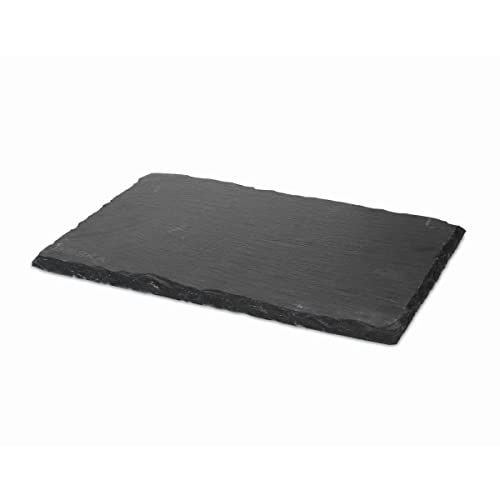 Boska Slate Serving Platter - Large Best For Cheese, Tapas, Bread, And Desserts Presentation - Board Slab With Non-Slip Feet - Cutting And Charcuterie Board - Dishwasher Safe #TOP2