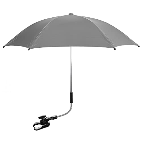For Your Little One Baby Parasol Compatible with Ickle Bubba - Grey - Fits All Models