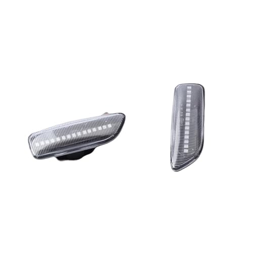 �ԃT�C�h�E�B���J�[ �ɓK������{���{�p �ɓK������XC70 285�p �ɓK������XC90 275 I�p �ɓK������MK1 1997 1998-2006�p �V�[�P���V����LED�C���W�P�[�^�[�T�C�h�}�[�J�[�V�O�i�� �h�A�~���[�E�B���J�[(Clear)