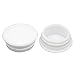 100pcs Plastic White Round Button Plugs Screw Cap, for Chair Cabinet Cupboard Shelf(Hole Plugs:15mm/0.6Inch)