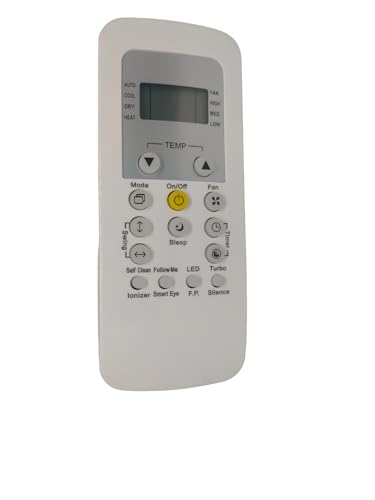 Image of Ac Remote Control Compatible For Carrier Ac Remote /Carrier Split Ac Remote /Carrier Window Ac Remote (Model 10), White