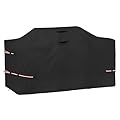 Osileyo 110 Inch Island Grill Cover - 600D Heavy Duty Waterproof All Weather Protection Outdoor Cover,Black