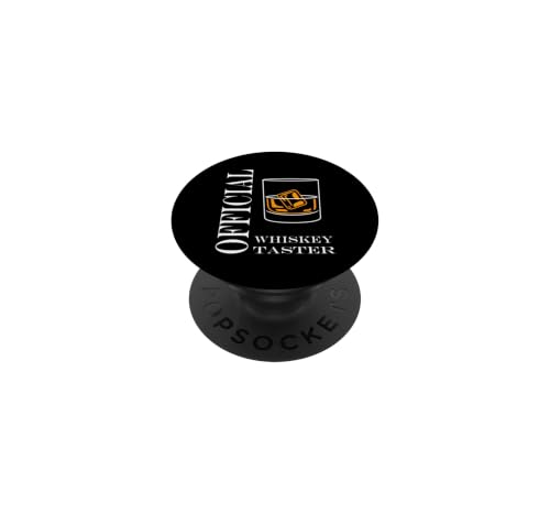 Dégustateur Officiel de Whisky Alcool Humour Whisky PopSockets PopGrip Adhésif