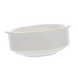 Bol à ragoût binaural - adapté aux petites collations telles que les œufs cuits à la vapeur, le yaourt, le pudding, le lait double peau, etc., bol simple