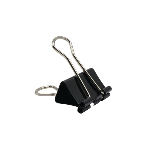Westcott Black Fold Back Clips - 1" - 25 mm image 3