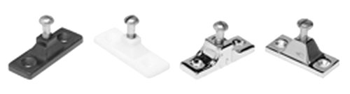 Taylor Made Products 11722 White Side Mount Marine Deck Hinge