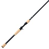 Pflueger 7'3' President XT Casting Rod, Medium Heavy Power, 1-Piece Graphite Rod, Light and Sensitive Fishing Rod Ideal for Bass, Walleye, Panfish, Trout and Steelhead