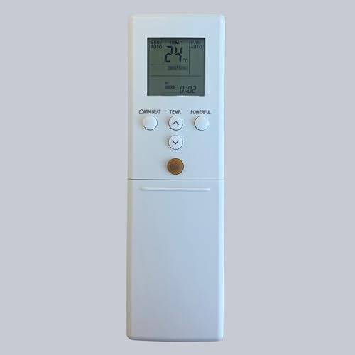 Replacement Air Conditioner Remote Control Compatible with Fujitsu Models AR-REF1E, ASTG09KMCA, ASTG12KMCA, AOTG09KMCA, AOTG12KMCA, ASTG18KMCA, ASTG22KMCA, ASTG24KMCA, ASTG30KMTA, ASTG34KMTA