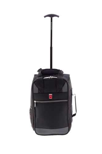 GLADIATOR Bolso Mochila con Ruedas RYANAIR Negro
