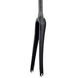 HSQMA Rennrad Starre Gabel 700C 3K Kohlefaser Gabel C-Bremse 1-1/2 Verjüngt Gewindelos Fahrrad-Vorderradgabel Superleicht (Color : 700c Matte Black)