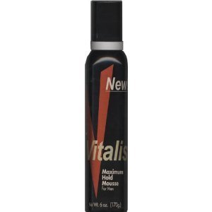 Vitalis Maximum Hold Mousse For Men 6 oz. (Pack of 3)